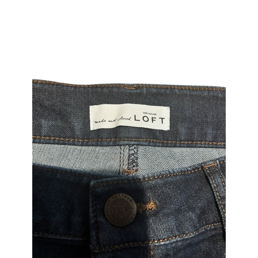 Ann Taylor Loft Women's Dark Jeans - Picture 4 of 9